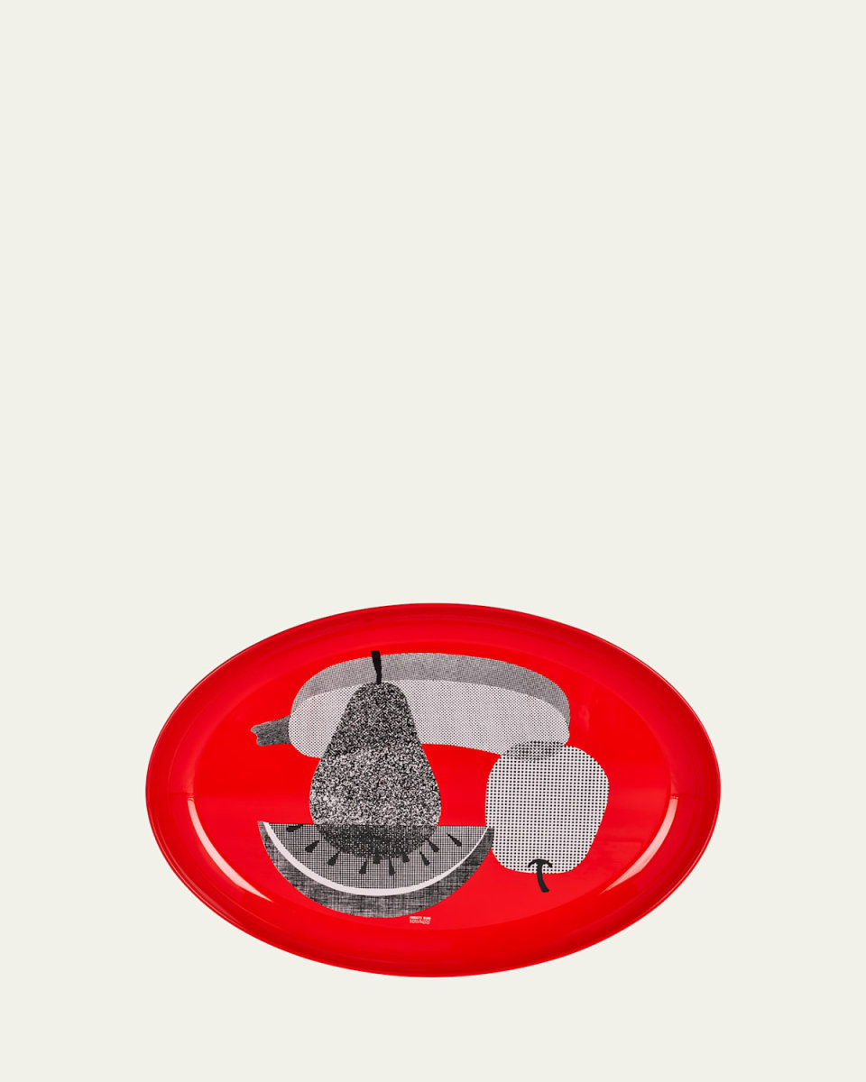 Frutta e Legumi Retinati Oval Tray